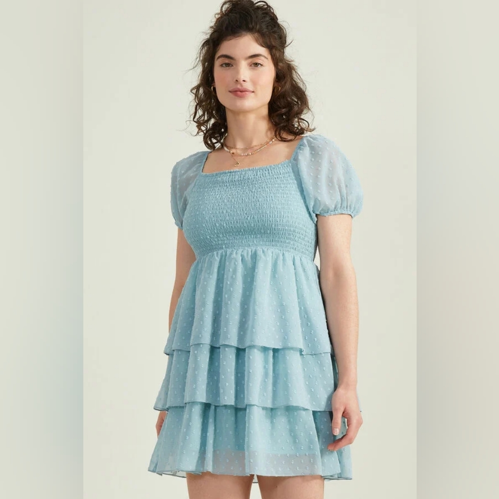 Altar'd State Luna Puff Sleeve Dress